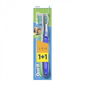 ORAL-B ČETKICA 3-EFFECT NATURALS 1+1